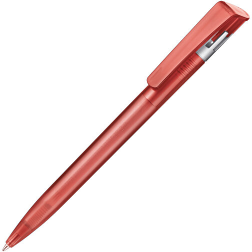Kugelschreiber All-Star Frozen SI , Ritter-Pen, feuer-rot-frost/silber, ABS-Kunststoff, 14,70cm (Länge), Bild 2
