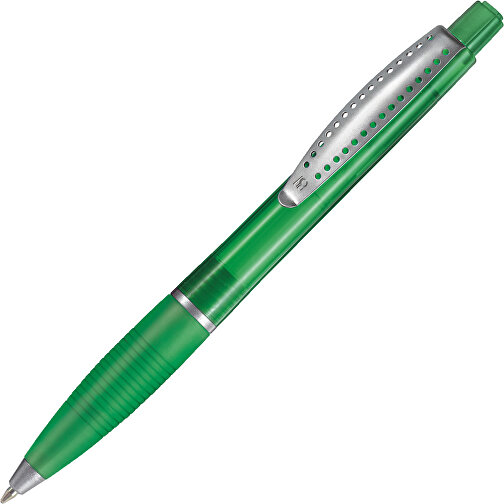 Kugelschreiber Club Transparent SI , Ritter-Pen, limonen-grün, ABS-Kunststoff, 14,20cm (Länge), Bild 2
