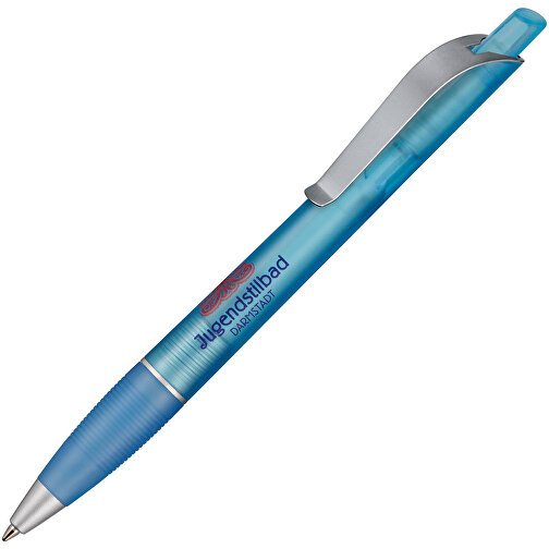 Kugelschreiber Bond Frozen , Ritter-Pen, karibikblau, ABS-Kunststoff, 14,30cm (Länge), Bild 2