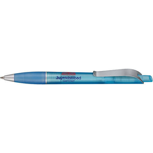 Kugelschreiber Bond Frozen , Ritter-Pen, karibikblau, ABS-Kunststoff, 14,30cm (Länge), Bild 3