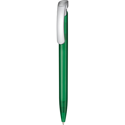 Kugelschreiber Clear Frozen SI , Ritter-Pen, limonen-grün-frost/silber, ABS-Kunststoff, 14,80cm (Länge), Bild 1