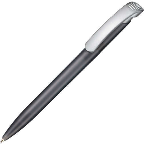 Kugelschreiber Clear Frozen SI , Ritter-Pen, topaz-grau-frost/silber, ABS-Kunststoff, 14,80cm (Länge), Bild 2