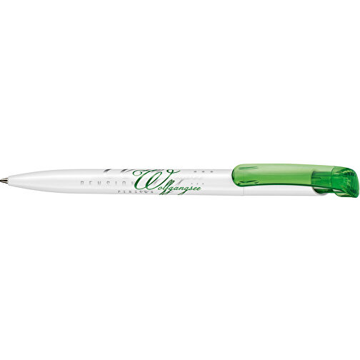 Kugelschreiber Clear ST , Ritter-Pen, gras-grün, ABS-Kunststoff, 14,80cm (Länge), Bild 3