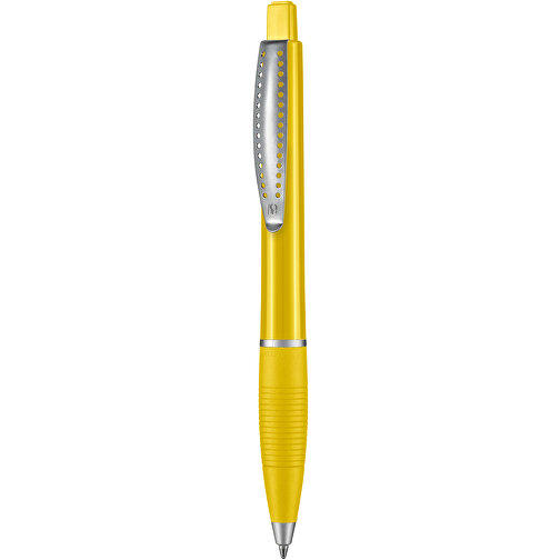 Kugelschreiber Club SI , Ritter-Pen, zitronen-gelb, ABS-Kunststoff, 14,20cm (Länge), Bild 1