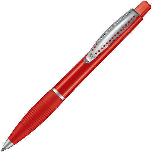 Kugelschreiber Club SI , Ritter-Pen, signalrot, ABS-Kunststoff, 14,20cm (Länge), Bild 2