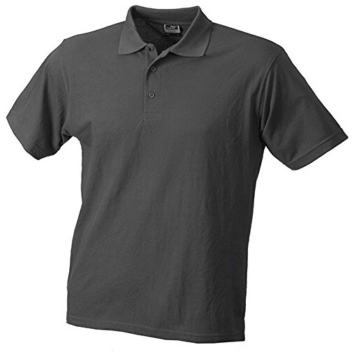 Worker Polo , James Nicholson, schwarz, 65% Polyester, 35% Baumwolle, XL, , Bild 1