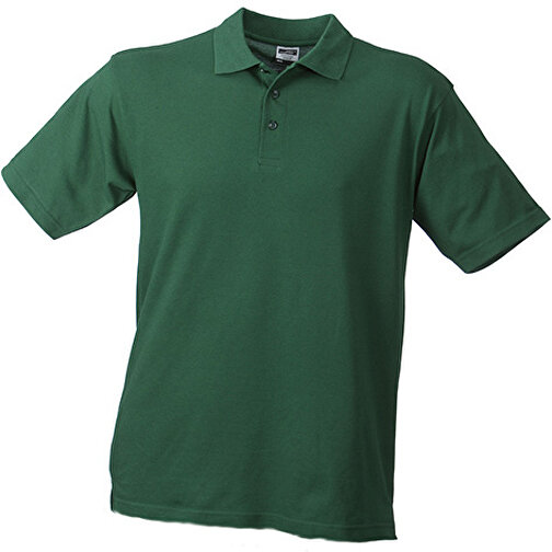 Worker Polo , James Nicholson, dark-grün, 65% Polyester, 35% Baumwolle, L, , Bild 1