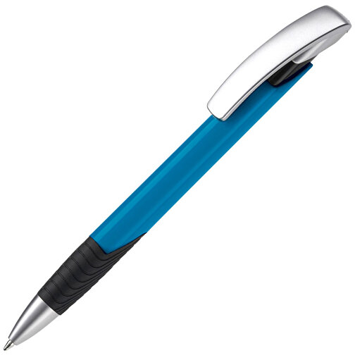 Kugelschreiber Zorro Special , hellblau, ABS & Metall, 14,50cm (Länge), Bild 2