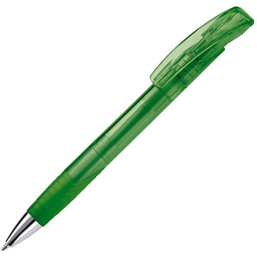 Kugelschreiber Zorro Transparent , transparent grün, ABS & Metall, 14,50cm (Länge), Bild 2