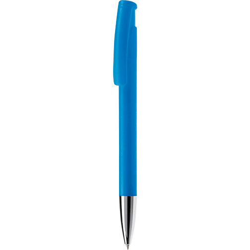 Kugelschreiber Avalon Hardcolour Mit Metallspitze , hellblau, ABS & Metall, 14,60cm (Länge), Bild 1