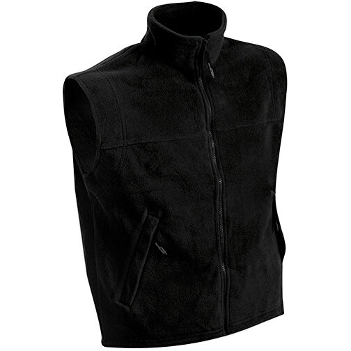 Fleece Vest , James Nicholson, schwarz, 100% Polyester, M, , Bild 1