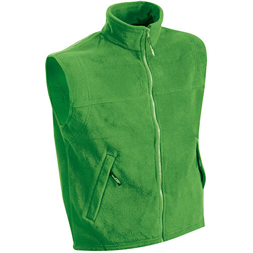 Fleece Vest , James Nicholson, lime-grün, 100% Polyester, XL, , Bild 1