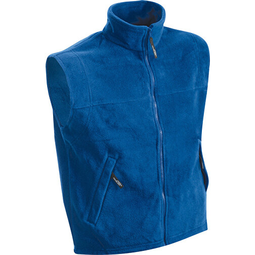 Fleece Vest , James Nicholson, royal, 100% Polyester, M, , Bild 1