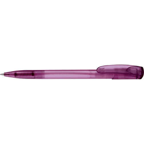 Kugelschreiber Deniro Frosty , mattes lila, ABS, 14,30cm (Länge), Bild 3