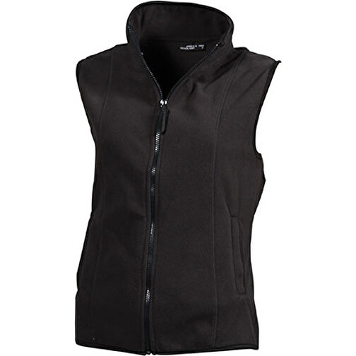 Girly Microfleece Vest , James Nicholson, dark-grau, 100% Polyester, M, , Bild 1
