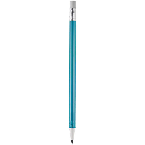 Druckbleistift Illoc , transparent hellblau, ABS, 15,50cm (Länge), Bild 1