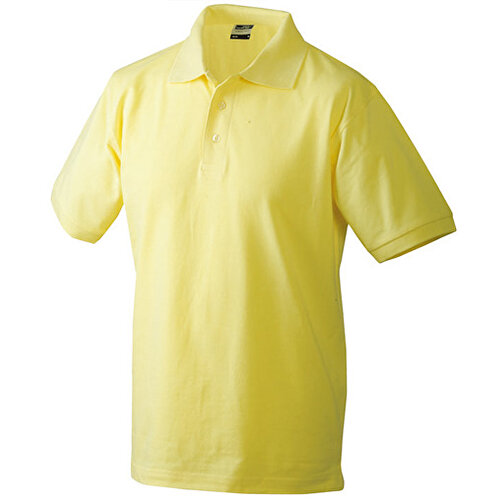 Classic Polo , James Nicholson, light-gelb, 100% Baumwolle, gekämmt, ringgesponnen, S, , Bild 1