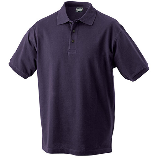 Classic Polo Junior , James Nicholson, aubergine, 100% Baumwolle, gekämmt, ringgesponnen, XL (146/152), , Bild 1