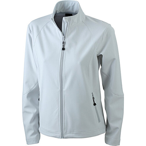 Ladies’ Softshell Jacket , James Nicholson, off-weiss, 90% Polyester, 10% Elasthan, S, , Bild 1