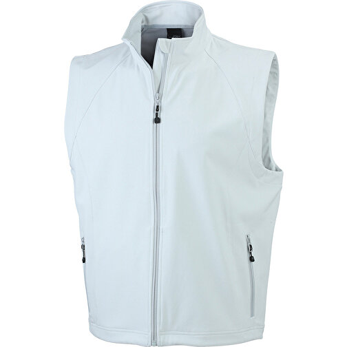Men’s  Softshell Vest , James Nicholson, off-weiss, 90% Polyester, 10% Elasthan, XXL, , Bild 1