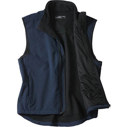 Men’s Softshell Vest , James Nicholson, navy, 95% Polyester, 5% Elasthan, XL, , Bild 1