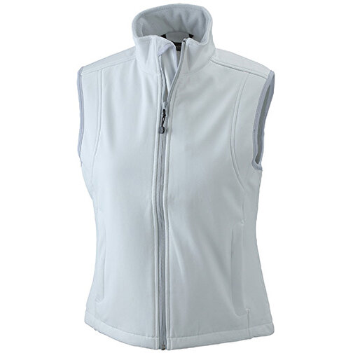 Ladies’ Softshell Vest , James Nicholson, off-weiß, 95% Polyester, 5% Elasthan, XL, , Bild 1