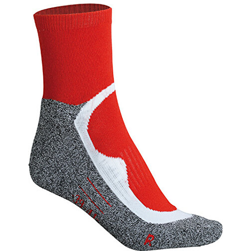 Sport Socks Short , James Nicholson, rot, 76% Polyester, 22% Polyamid, 2% Elasthan, 35-38, , Bild 1