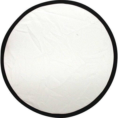 Faltbares Frisbee , weiß, Nylon & Metall, , Bild 1