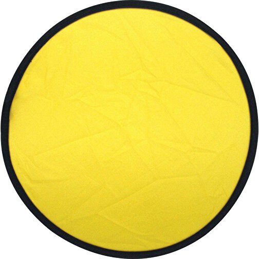 Faltbares Frisbee , gelb, Nylon & Metall, , Bild 1