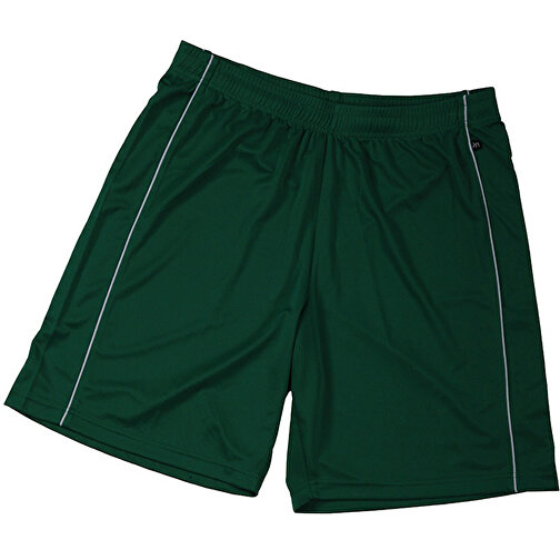 Basic Team Shorts , James Nicholson, grün/weiß, 100% Polyester, M, , Bild 1