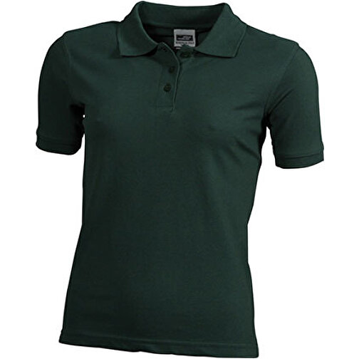 Workwear Polo Women , James Nicholson, dark-grün, 100% Baumwolle, gekämmt, ringgesponnen, XL, , Bild 1