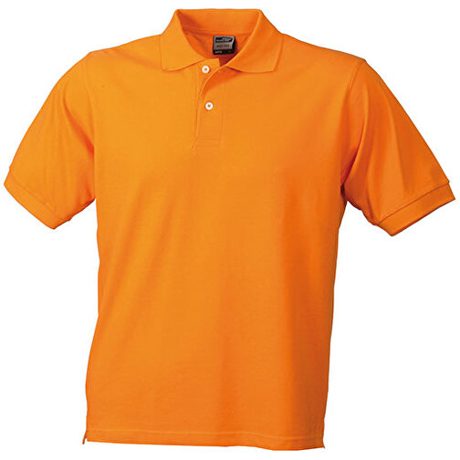Basic Polo , James Nicholson, orange, 100% Baumwolle, gekämmt, ringgesponnen, M, , Bild 1