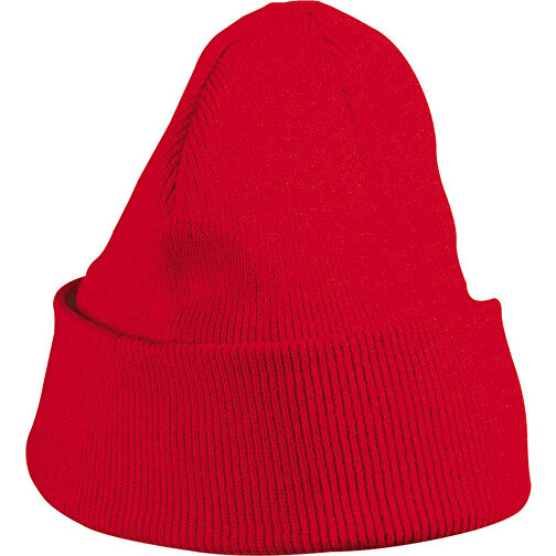 Knitted Cap For Kids , Myrtle Beach, rot, 100% Polyacryl, one size, , Bild 1