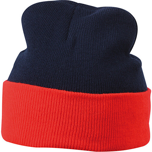 Bonnet tricot bicolore, Image 1
