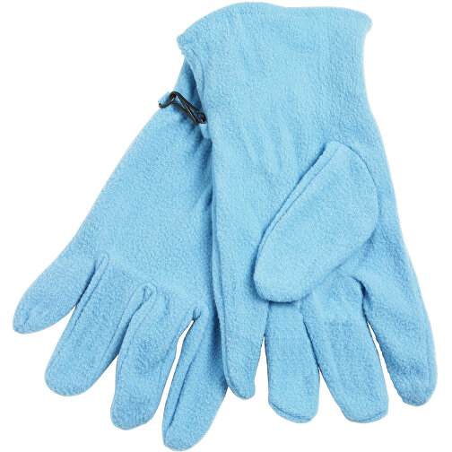 Microfleece Gloves , Myrtle Beach, light-blau, 100% Polyester, L/XL, , Bild 1
