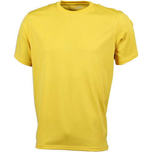 Men’s Active - T , James Nicholson, gelb, 100% Polyester, XL, , Bild 1