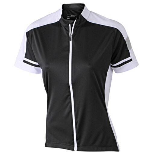 Ladies’ Bike-T Full Zip , James Nicholson, schwarz, 100% Polyester, XL, , Bild 1