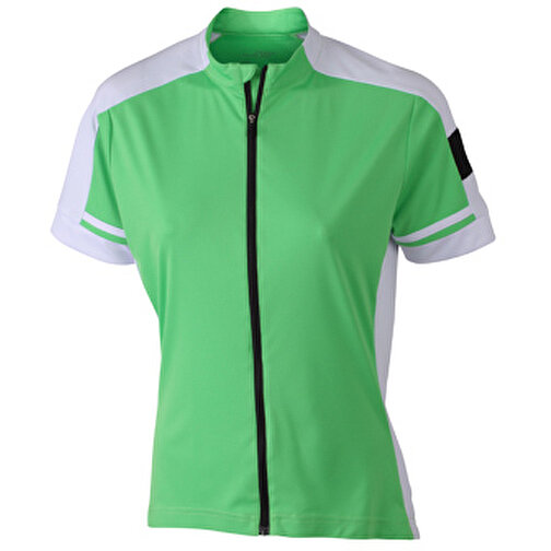 Ladies’ Bike-T Full Zip , James Nicholson, grün, 100% Polyester, S, , Bild 1