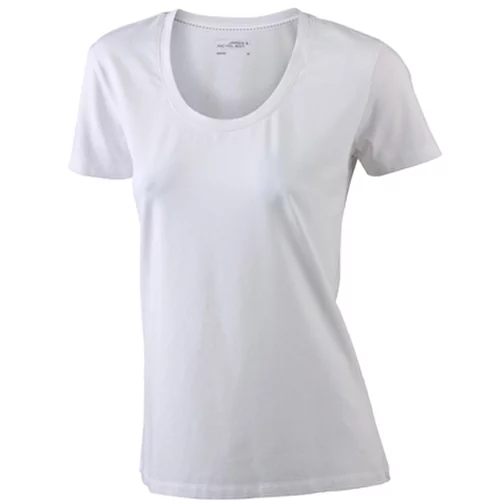 Tee-shirt femme col rond extensible, Image 1