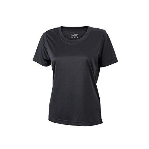 Ladies’ Active-T , James Nicholson, schwarz, 100% Polyester, XL, , Bild 1