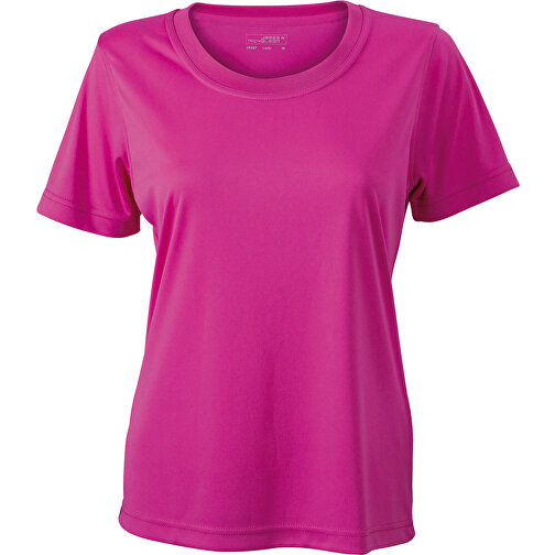 Ladies’ Active-T , James Nicholson, pink, 100% Polyester, S, , Bild 1