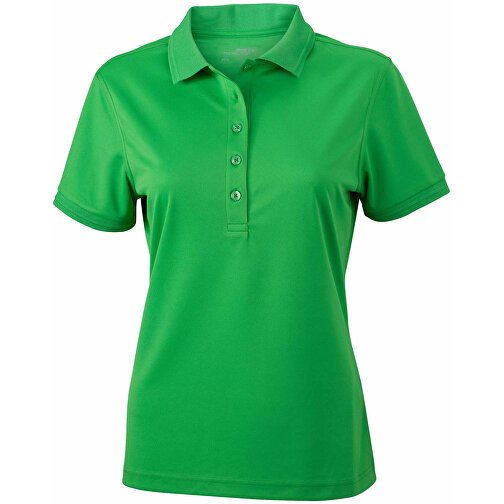 Ladies’ Active Polo , James Nicholson, grün, 100% Polyester, XXL, , Bild 1