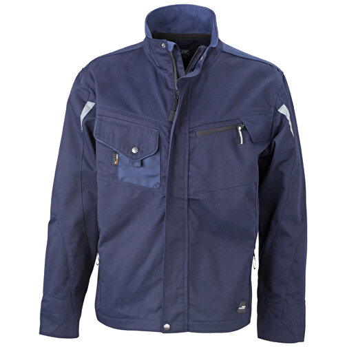 Workwear Jacket , James Nicholson, navy/navy, 100% Polyamid CORDURA ®, L, , Bild 1