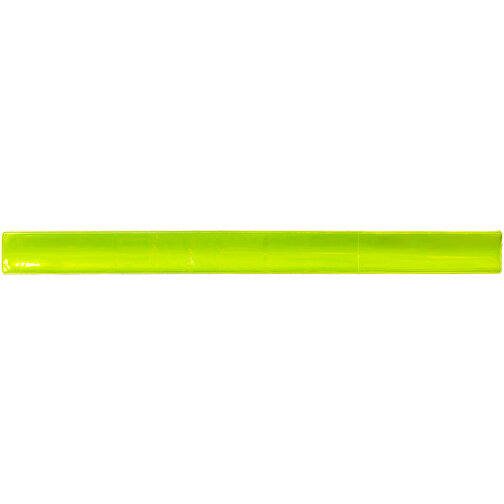 RFX™ Hitz Reflektierendes Schnapparmband , neongelb, PVC, 34,00cm x 3,00cm (Länge x Breite), Bild 4