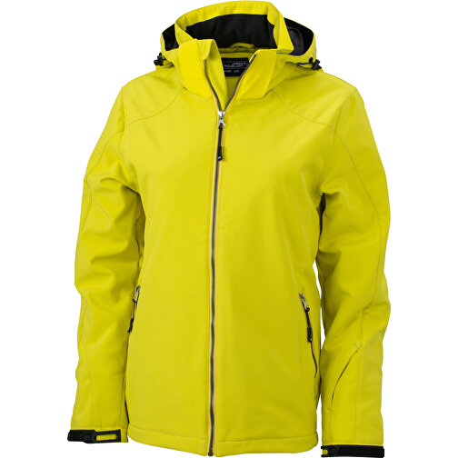 Ladies’ Wintersport Jacket , James Nicholson, gelb, 100% Polyester, XXL, , Bild 1