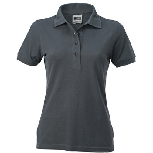Ladies’ Workwear Polo , James Nicholson, carbon, 50% Polyester, 50% Baumwolle, gekämmt, L, , Bild 1