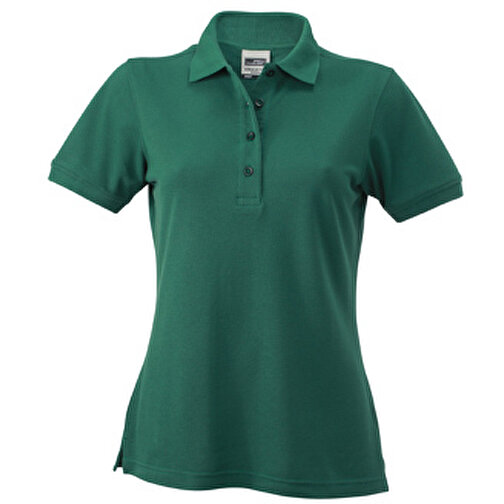 Ladies’ Workwear Polo , James Nicholson, dark-grün, 50% Polyester, 50% Baumwolle, gekämmt, M, , Bild 1
