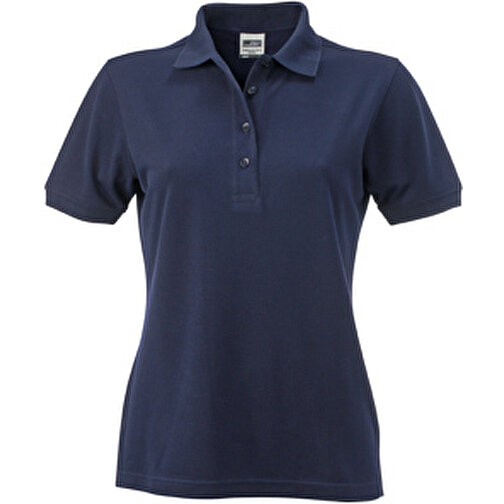 Ladies’ Workwear Polo , James Nicholson, navy, 50% Polyester, 50% Baumwolle, gekämmt, L, , Bild 1