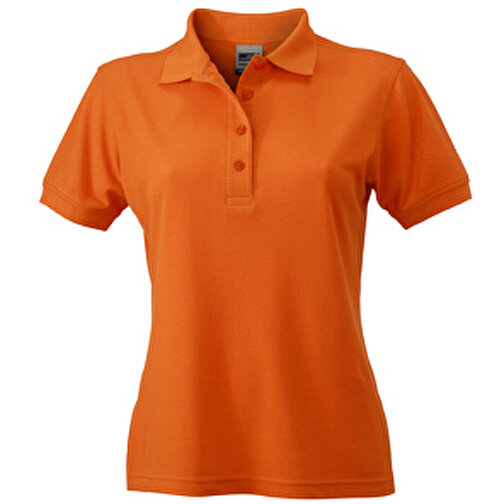 Ladies’ Workwear Polo , James Nicholson, orange, 50% Polyester, 50% Baumwolle, gekämmt, M, , Bild 1