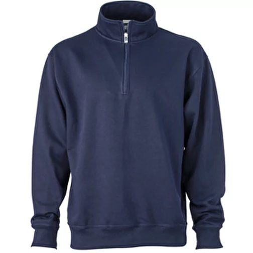 Sweat-shirt de travail demi-zip, Image 1
